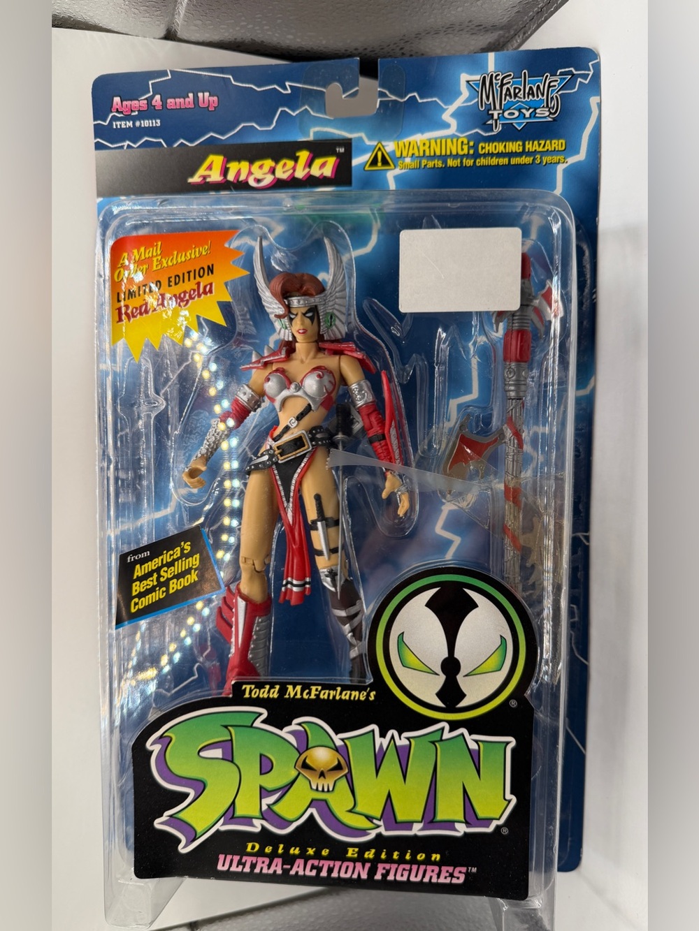 1995 Todd McFarlane Spawn Limited Edition Red Angela Mail-Order Figure